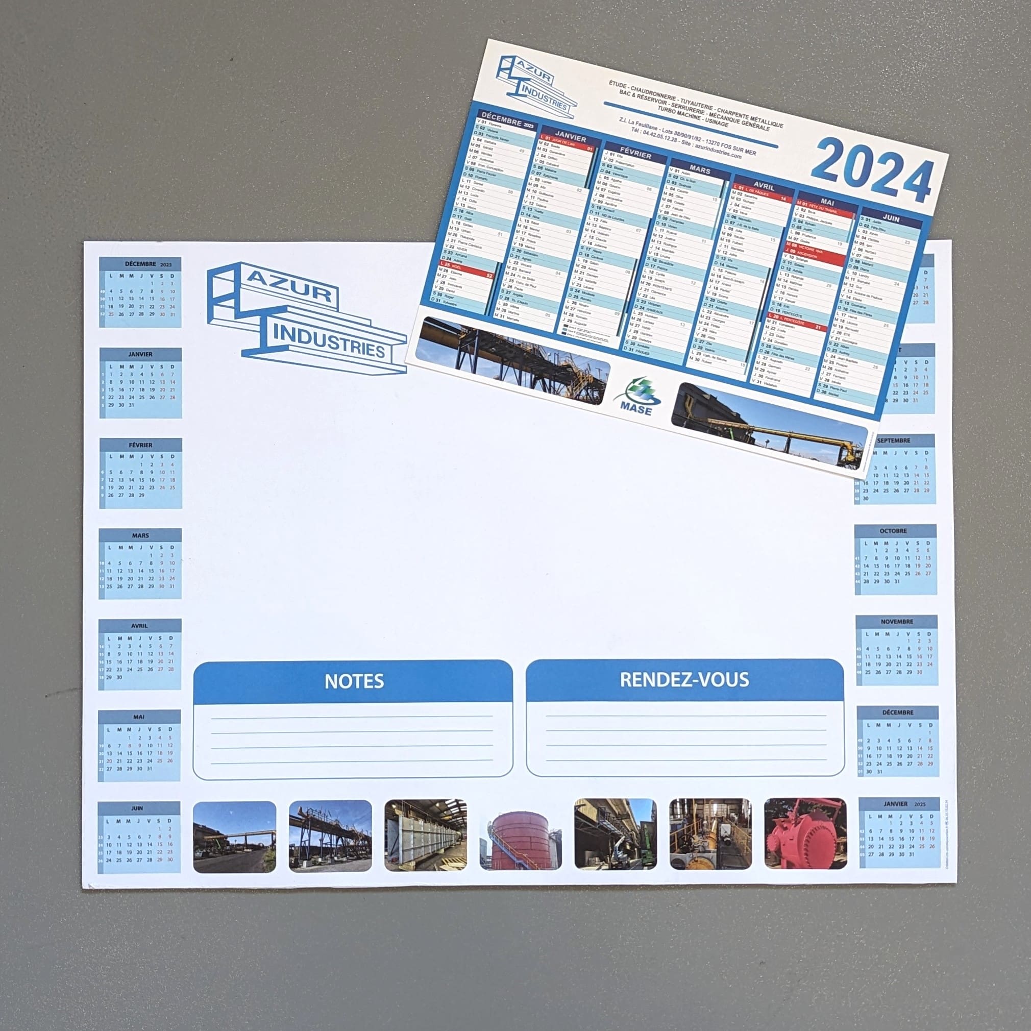 calendrier- sousmain- azurindustries- cm communication