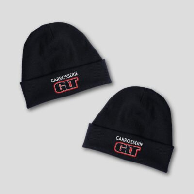 Bonnet noir avec logo brodé "CARROSSERIE GLT"