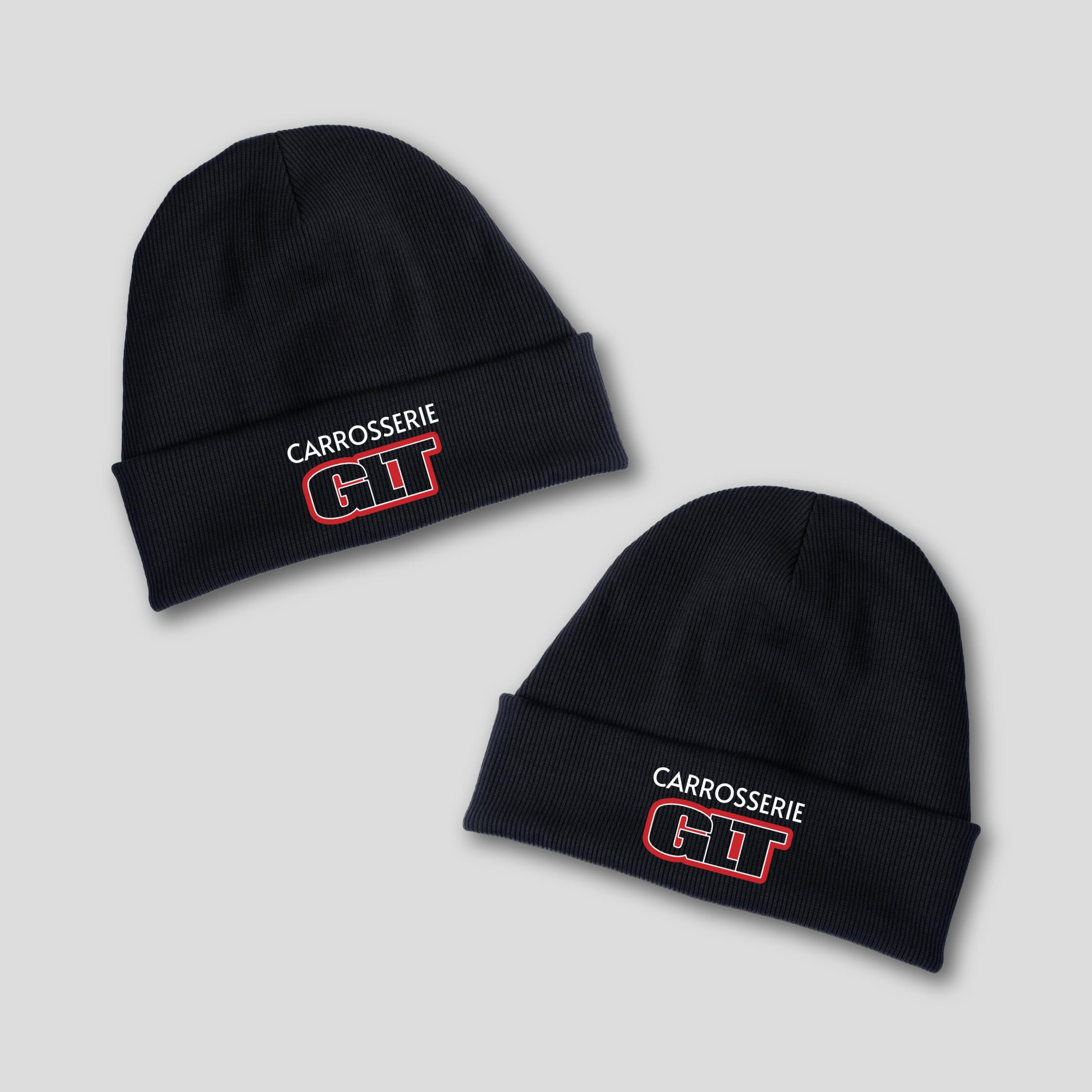 Bonnet noir avec logo brodé "CARROSSERIE GLT"