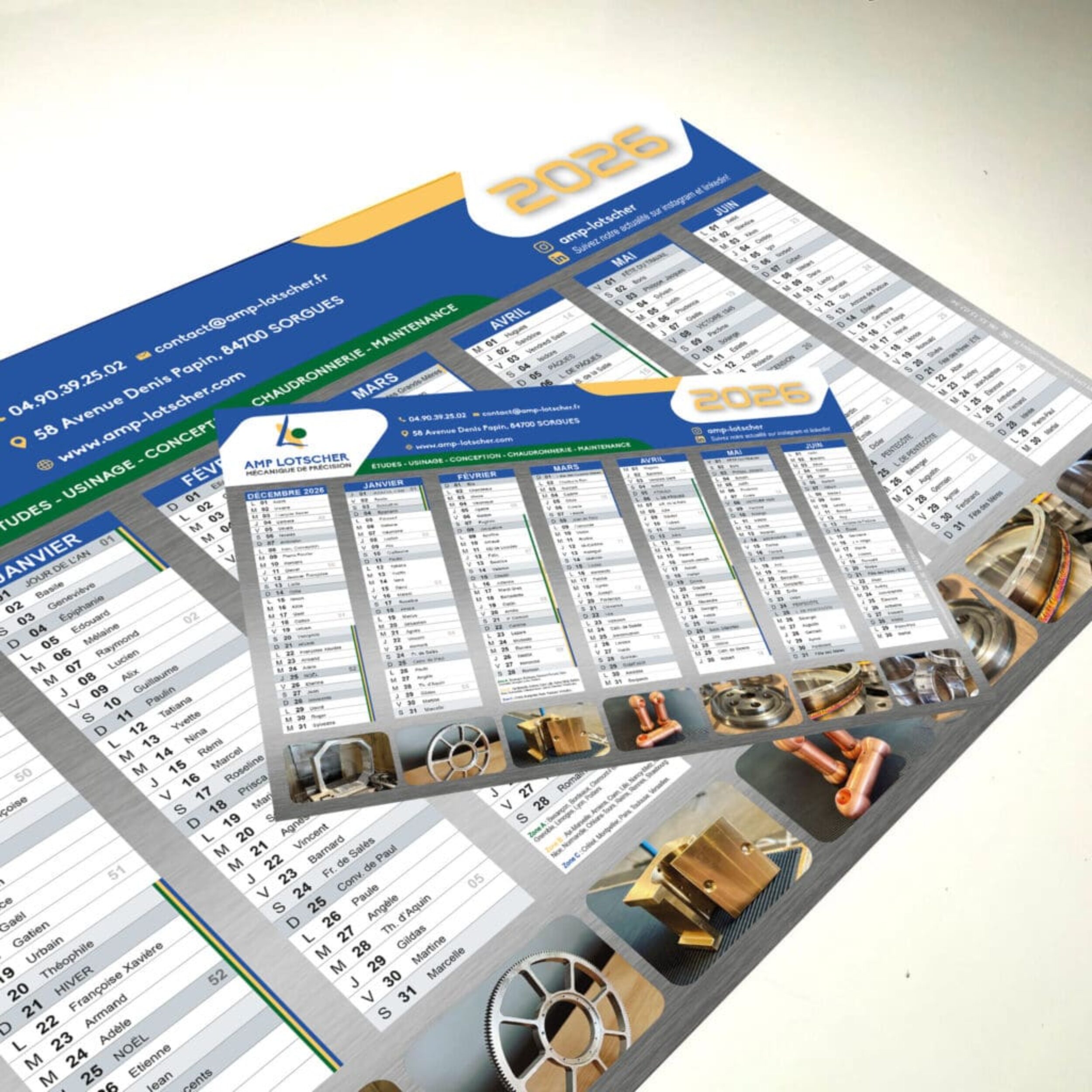 Un calendrier AMP Lotscher