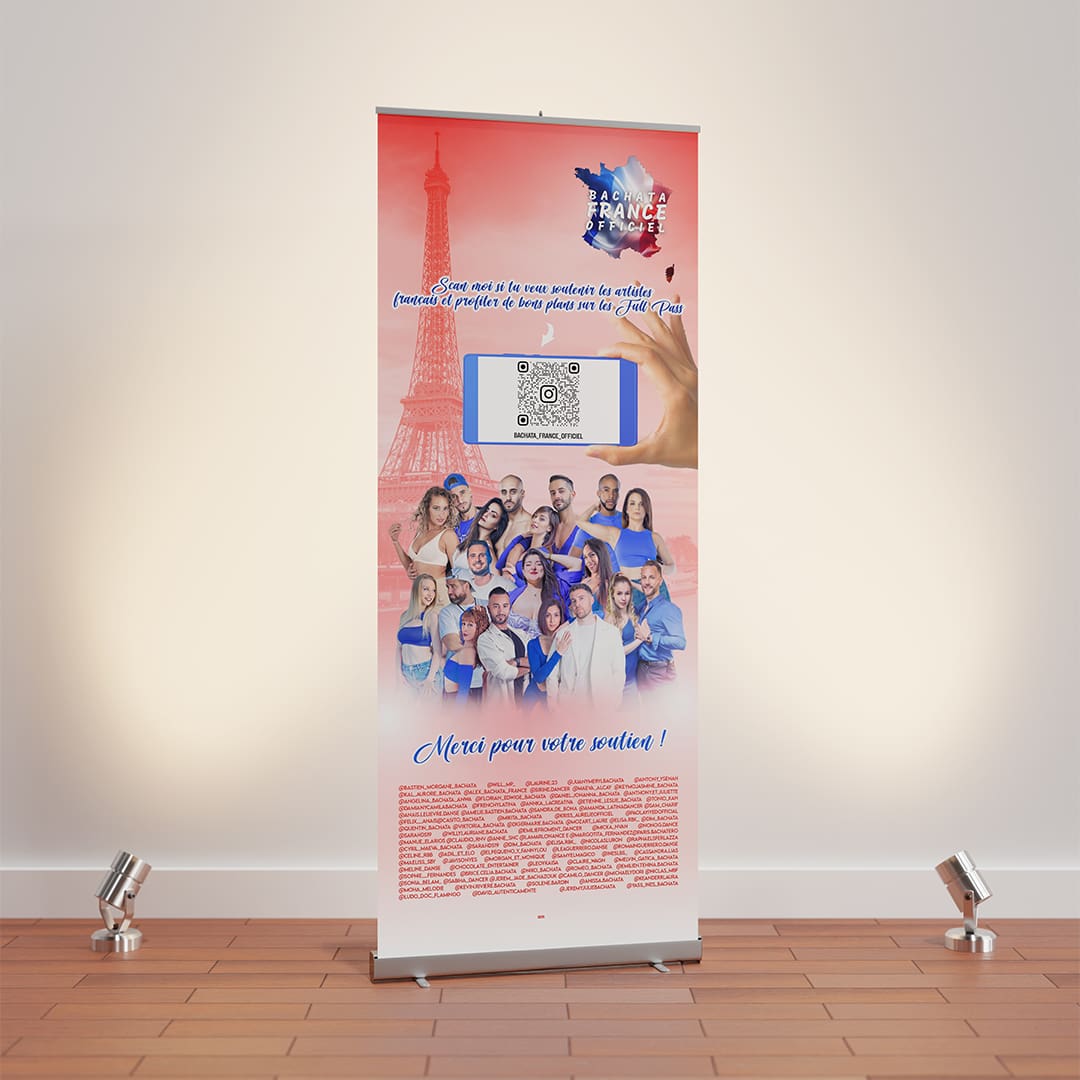 Roll-up Bachata France Officiel