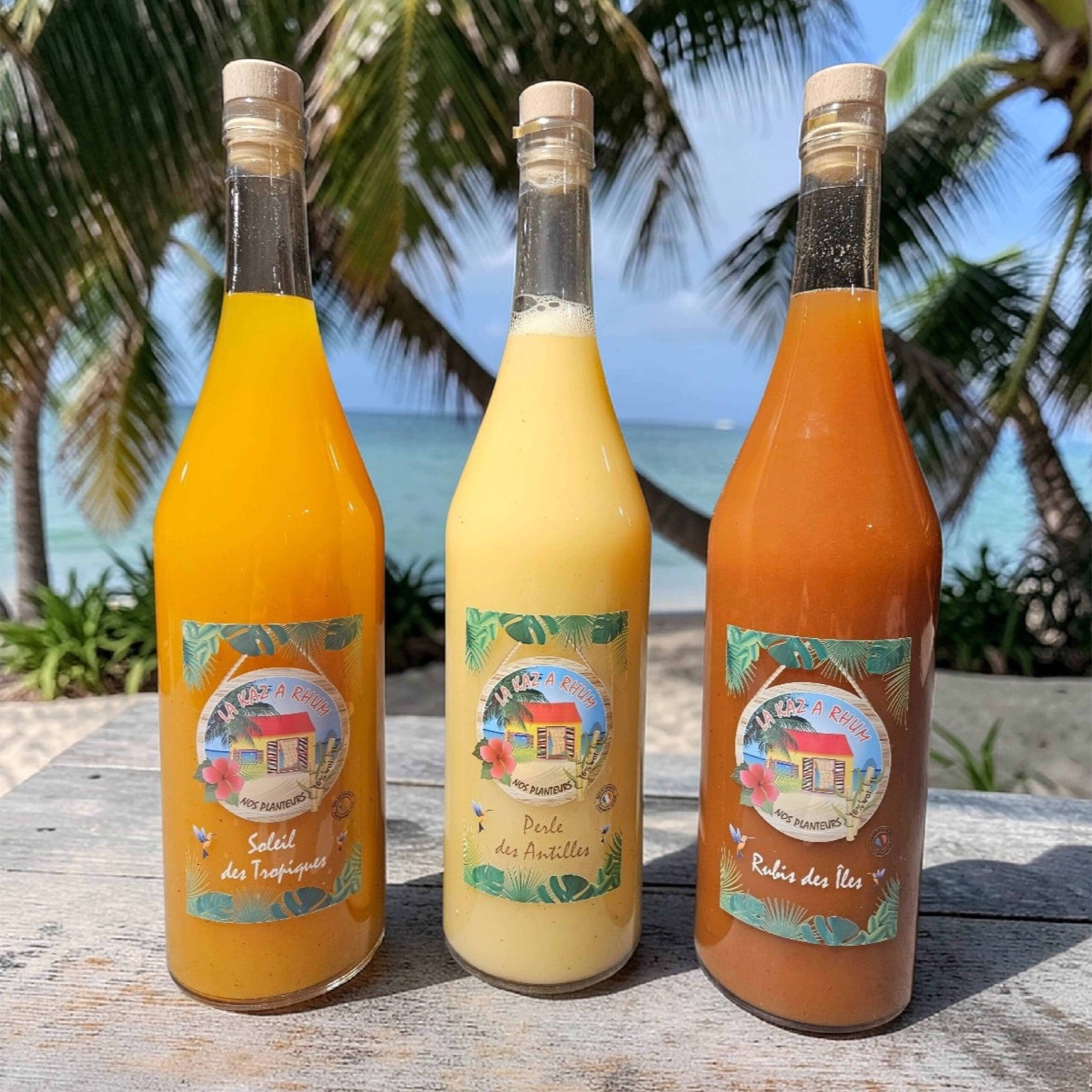 étiquette planteurs La Kaz à Rhum