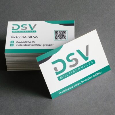 cartes de visite DSV Multiservices