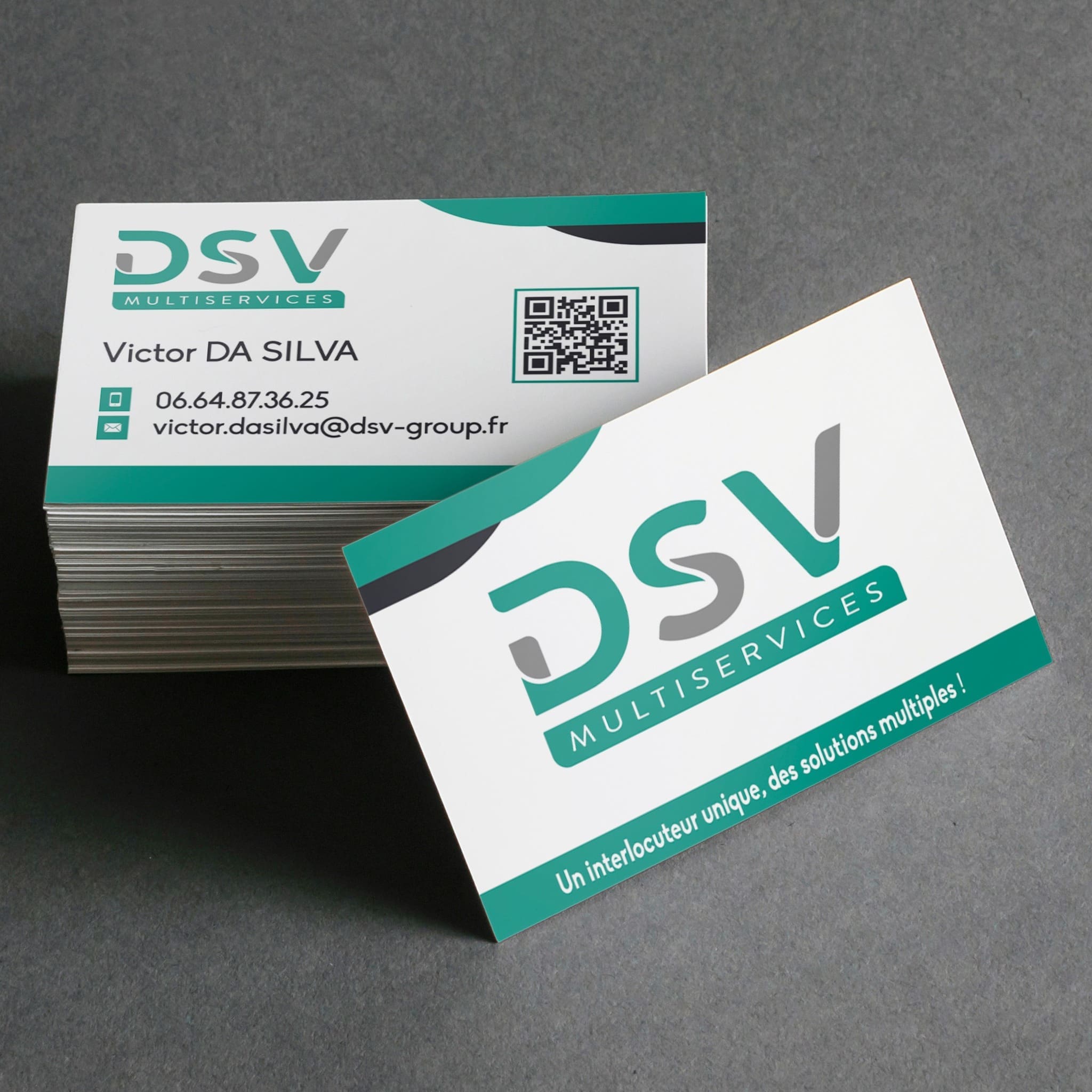 cartes de visite DSV Multiservices