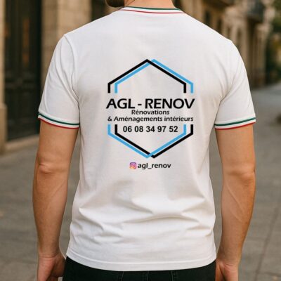 Tee-shirts personnalisés pour AGL-RENOV