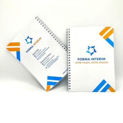 Carnet personnalisé pour Forma Interim