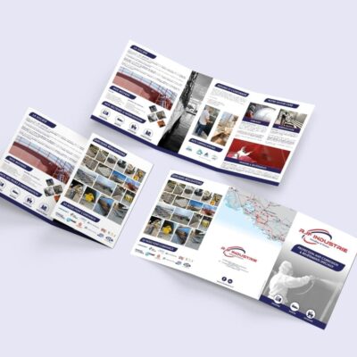 plaquette commerciale mockup